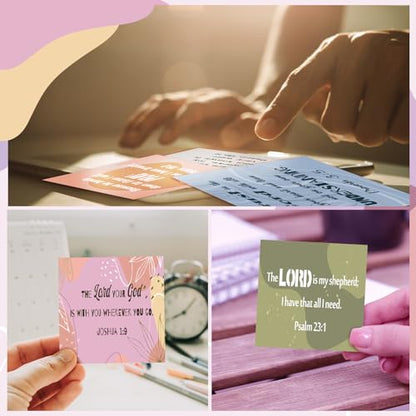 Maitys 240 Pcs Bible Verse Cards for Women Christian Scripture,Square - style: Square