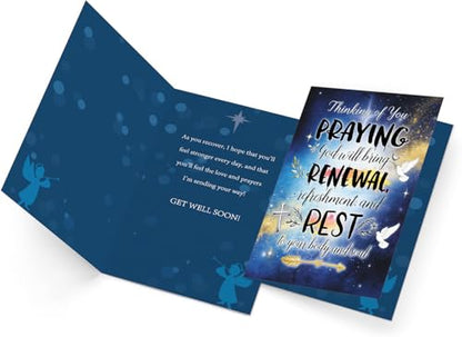 FANCYLUCKY Christian Get Well Soon Card for Women Men - style: FY-379