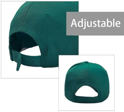 Embroidered Cross Baseball Cap, Christian Adjustable Snapback Hat for Men & Women, Structured Dad Hat with Jesus Faith Design - color: Green Hat Red Cross