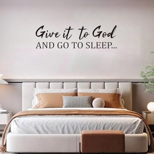 PLIGREAT Give it to God Quotes Wall Decals, DIY Saying Vinyl Wall Stickers - style: Give it to God