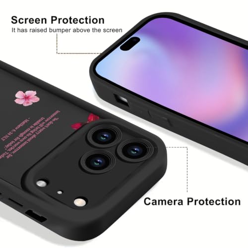 Psalms 30:5 Bible Verse Jesus Christian Flower Phone Case for iPhone 17e/iPhone 16e Case Shockproof Soft Protective for Women Men Cover Funda for iPhone 17e/iPhone 16e 6.1 Inch - color: Flower