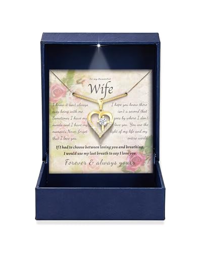 Moissanite Cross Necklace for Women in Light-Up Gift Box Heart Cross Jewelry 1CT Pendant for Women Gift Ideas for Wife Valentines Day Anniversary Birthday (S925 Sterling Silver/18K Real Gold Filled) - style: Gold with Card