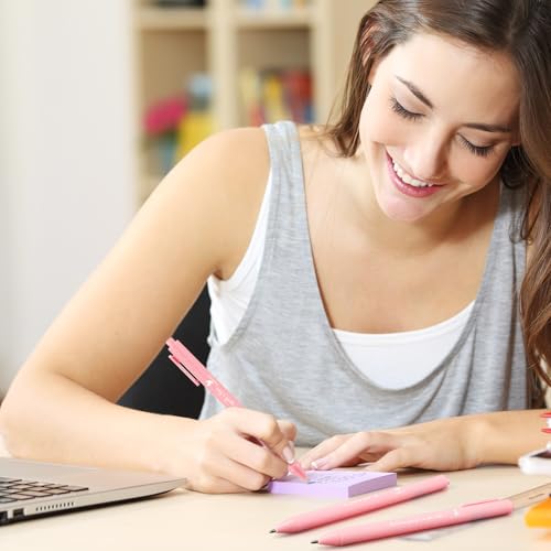 Sayglossy 100 Pcs Christian Spanish Ballpoint Pen Relgious Gift, Pink - color: Pink