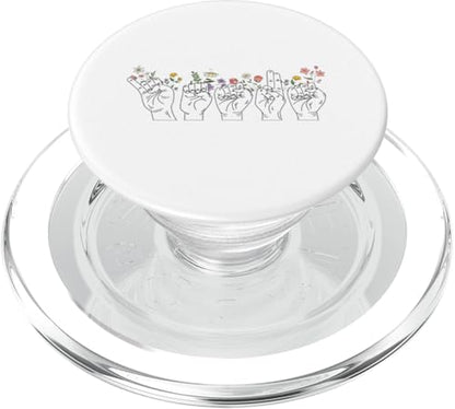 JESUS ASL PopSockets PopGrip for MagSafe - style: Magnetic PopGrip