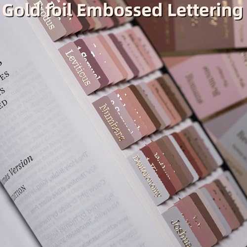 UPAFEXXI-Laminated Bible Tabs for Women and Men(Earth Tone) - color: Earth Tone