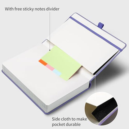 AHGXG Lined Journal Notebook, 320 Numbered Pages, A5 (5.75'' X 8.38'') - color: Purple, size: A5