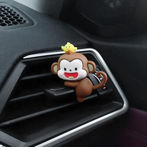 Mini Cartoon Monkey Dashboard Decoration for Navigator Screen