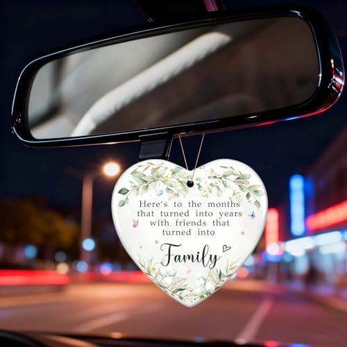 Friends Christmas Ornament - Best Friend for Women, Family, Bestie - Ceramic Friendship Ornament 2026 - color: Family05
