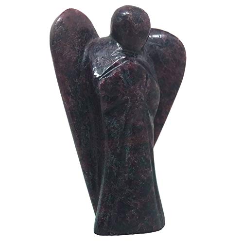 Nelson Creations 2 Inch Garnet Guardian Angel Figurine - color: Garnet