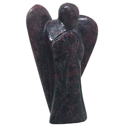 Nelson Creations 2 Inch Garnet Guardian Angel Figurine - color: Garnet