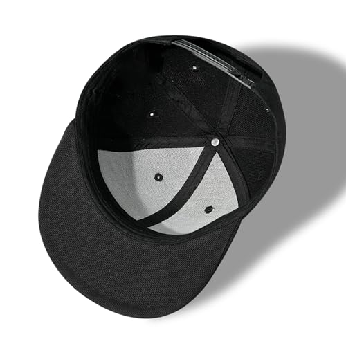 Skull Flat Bill Hats for Men Women Adjustable Dad Trucker Hat Skeleton Snap Backpack Hats for Hip-hop Running Cycling - color: Dead Head