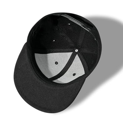 Skull Flat Bill Hats for Men Women Adjustable Dad Trucker Hat Skeleton Snap Backpack Hats for Hip-hop Running Cycling - color: Dead Head