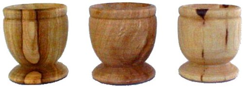 15 Olive Wood Communion Cups Set Spiritual Religious Made in Bethlehem