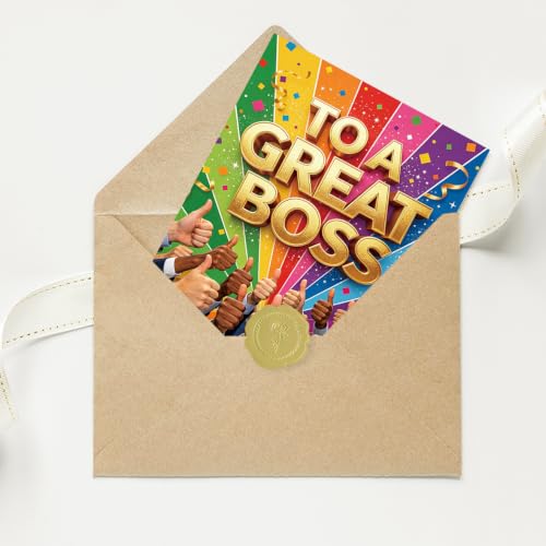 Boss Day Card Gifts, Funny Boss's Day Gifts for Women Men - color: BK-138