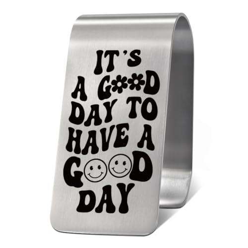 It's A Good Day Visor Clip for Cars Motivational Gifts for Drivers - color: Silver 2