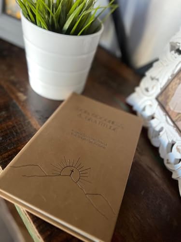Christian Devotional Journal - God, Goodness & Gratitude - 2026 Faith-Based Gratitude and Prayer Journal for Daily Prayers, Bible Study, and Spiritual Growth - Light Brown Leather Hardcover - color: Light Brown