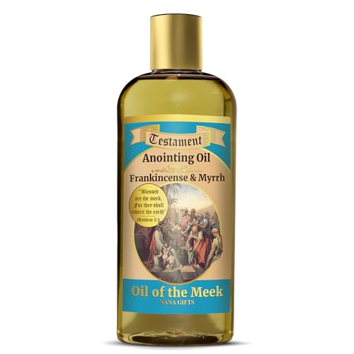Nana Gifts Holy Anointing Oil For Prayer, Frankincense & Myrrh, 8.45Oz