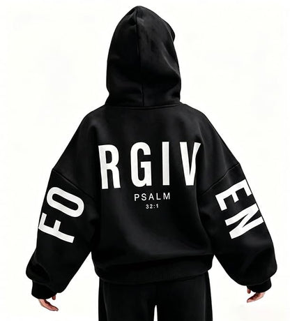 Christian Hoodies Women Blessed Sweatshirts Jesus Religious Sayings Sweater - color: Black 2, size: Small