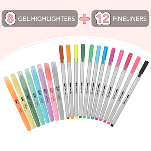 Mr. Pen- Bible Highlighters and Pens, 20 Pack Bible Journaling Kit