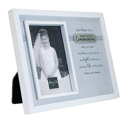 Abbey + CA Gift First Holy Communion Photo Frame, First Communion Gift for Boys and Girls, for 4-inch by 6-inch Photo