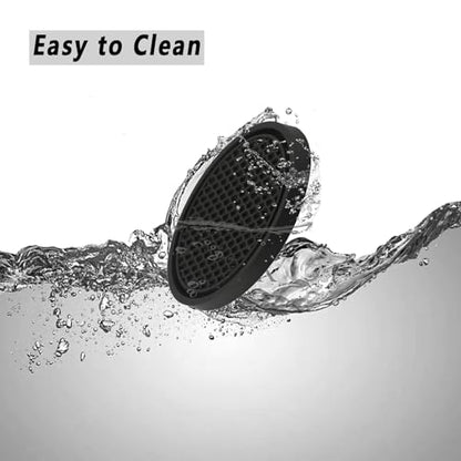 ZSDY Car Cup Coaster, 4PCS Universal Auto Non-Slip Cup Holder Embedded in Ornaments Coaster, Car Interior Accessories Sets, Black - color: Black