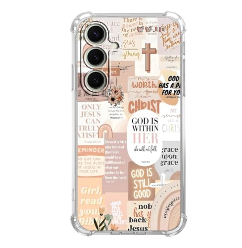God with Us Case for Samsung Galaxy S26 Plus,Christian Quote,Trendy Cool Soft TPU Bumper Cover for Samsung Galaxy S26 Plus - color: Religion2