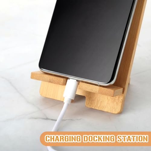 Novabright 24 Pcs Christian Bible Verse Bamboo Phone Stand, Armor of God - style: Armor of God
