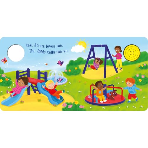 Jesus Loves Me | Christian Sound Book for Babies & Toddlers | 1-Button Board Book with Music, Printed Lyrics & Sing-Along Fun | Faith-Based Gift for Ages 1+
