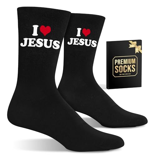 Pastor Appreciation Gifts - Pastor Socks for Men, Spiritual Gift for Pastor - color: I Love Jesus
