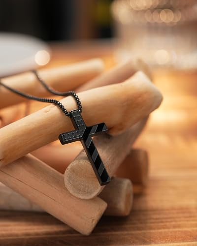 Tarsus Faith Cross Necklace for Boys Son Brother Christian Jewelry Gifts - style: Son