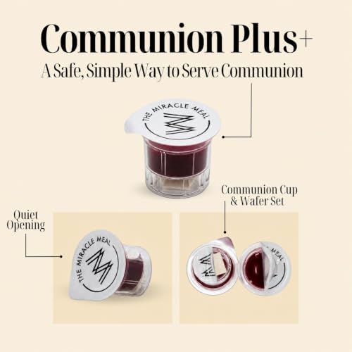 Miracle Meal Prefilled Communion Plus Cups & Wafer Set, Box of 100 Plus - size: Box of 100 Plus