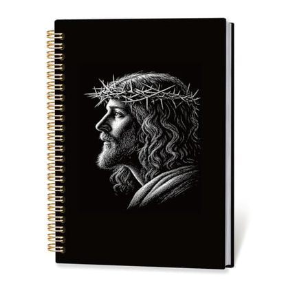 Crown of Thorns Jesus Christian Spiral Notebook Journal,A5 - color: Jesus
