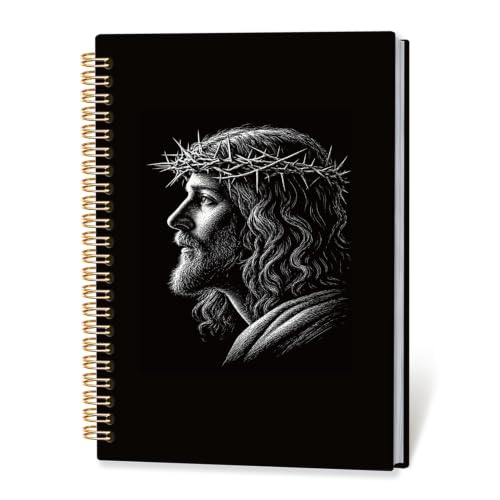 Crown of Thorns Jesus Christian Spiral Notebook Journal,A5 - color: Jesus