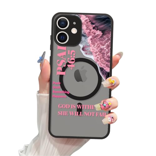 Magnetic Bible Verse Phone Case for iPhone 11 6.1",Compatible with MagSafe,Jesus Famous Quotes Pattern Aesthetic Design TPU Shockproof Protective Phone Cover for Girls Women - color: Jesus, size: for iPhone 11