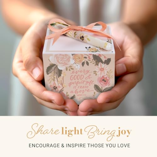Christian Art Gifts Note Cube & Pen Set: Every Good Gift Bible Verse - color: Every Good Gift