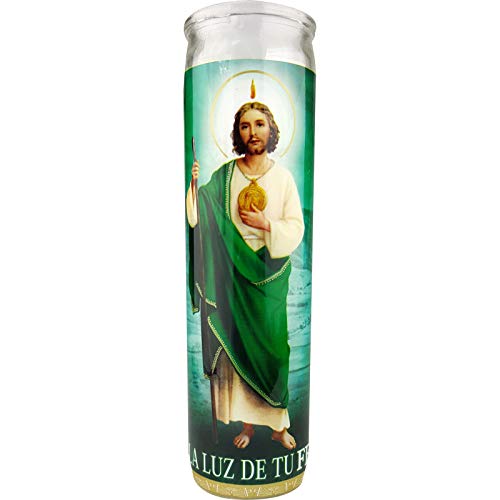 imagen 12 Saint Jude, San Judas Religious Candle, Devotional, Vigil, Novena, Prayer, Saints, Candles White