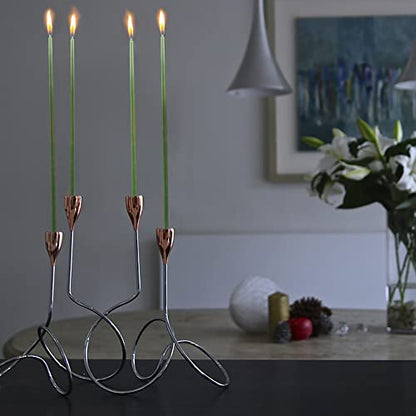 TALISMAN4U 33 Beeswax Taper Candles 11 inch Jerusalem Church Candles - color: Green