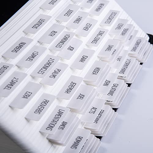 DiverseBee Laminated Bible Tabs for Women and Men (Magnolia) - color: Magnolia
