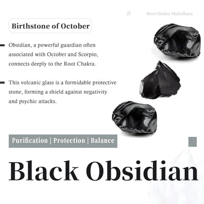 SUNYIK 3.2" Handcarved Black Obsidian Guardian Angel Figurine