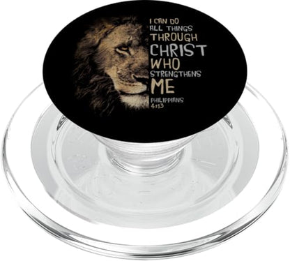 Christian I Can Do All Things Through Christ PopSockets PopGrip for MagSafe - style: Magnetic PopGrip