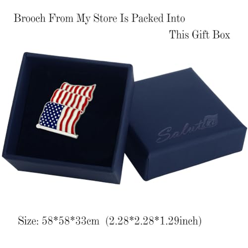 Boutonniere Suit Lapel Stick Brooch Pin - color: Brooch-silver A flag