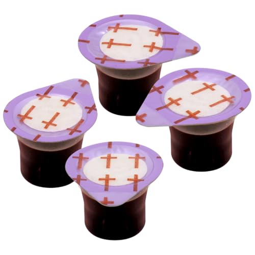 100 Prefilled Communion Cups with Premium Red Grape Juice and Wafers by Cup of Life – Fresh, Convenient, and Ready to Serve