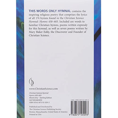 Christian Science Hymnal: Hymns 430–603 – Words Only