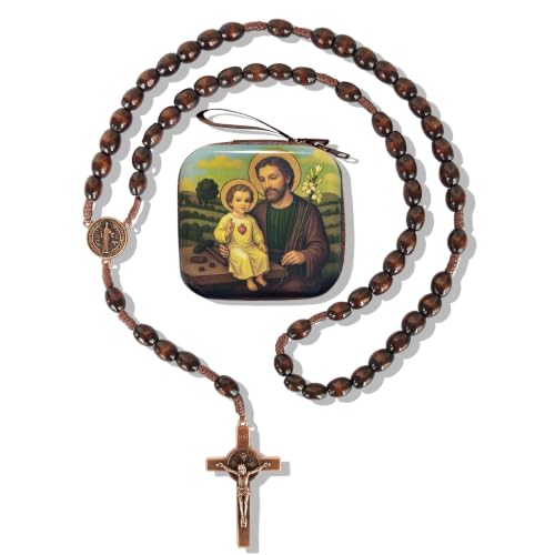 Catholic Rosary Beads, Rosarios Cross Pendant Decorative Prayer Box - color: Style-8