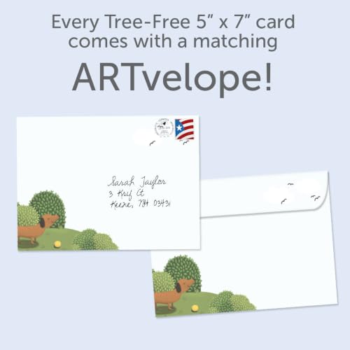 Tree-Free Greetings - Funny Dog Get Well Card - Feeling Ruff - color: Feeling Ruff
