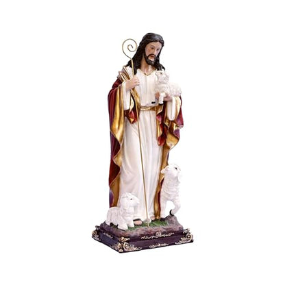 Hi-Line Gift Ltd. 24in Good Shepherd Figure Religious Decor Indoor/Outdoor