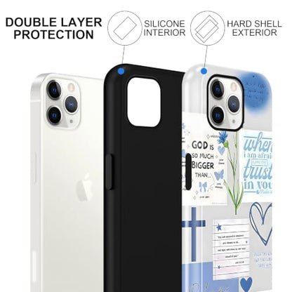 Cute Blue Jesus Christian Phone Case for iPhone 11 Pro 5.8'' - color: Blue, size: iPhone 11 Pro