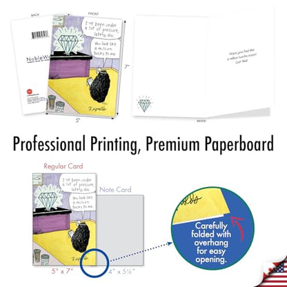 NobleWorks Funny Get Well Greeting Card Under Pressure Doctor C11076GWG - style: Under Pressure