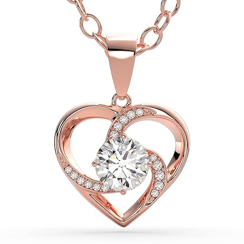 SERASAR Premium Necklace Women| 316L Stainless-Steel | 18 Carat - color: Rosegold, style: Emotion