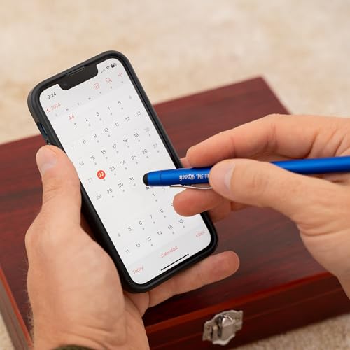 Cross Tech3+ Personalized Multifunction Pen in Metallic Blue With Stylus - color: Metallic Blue